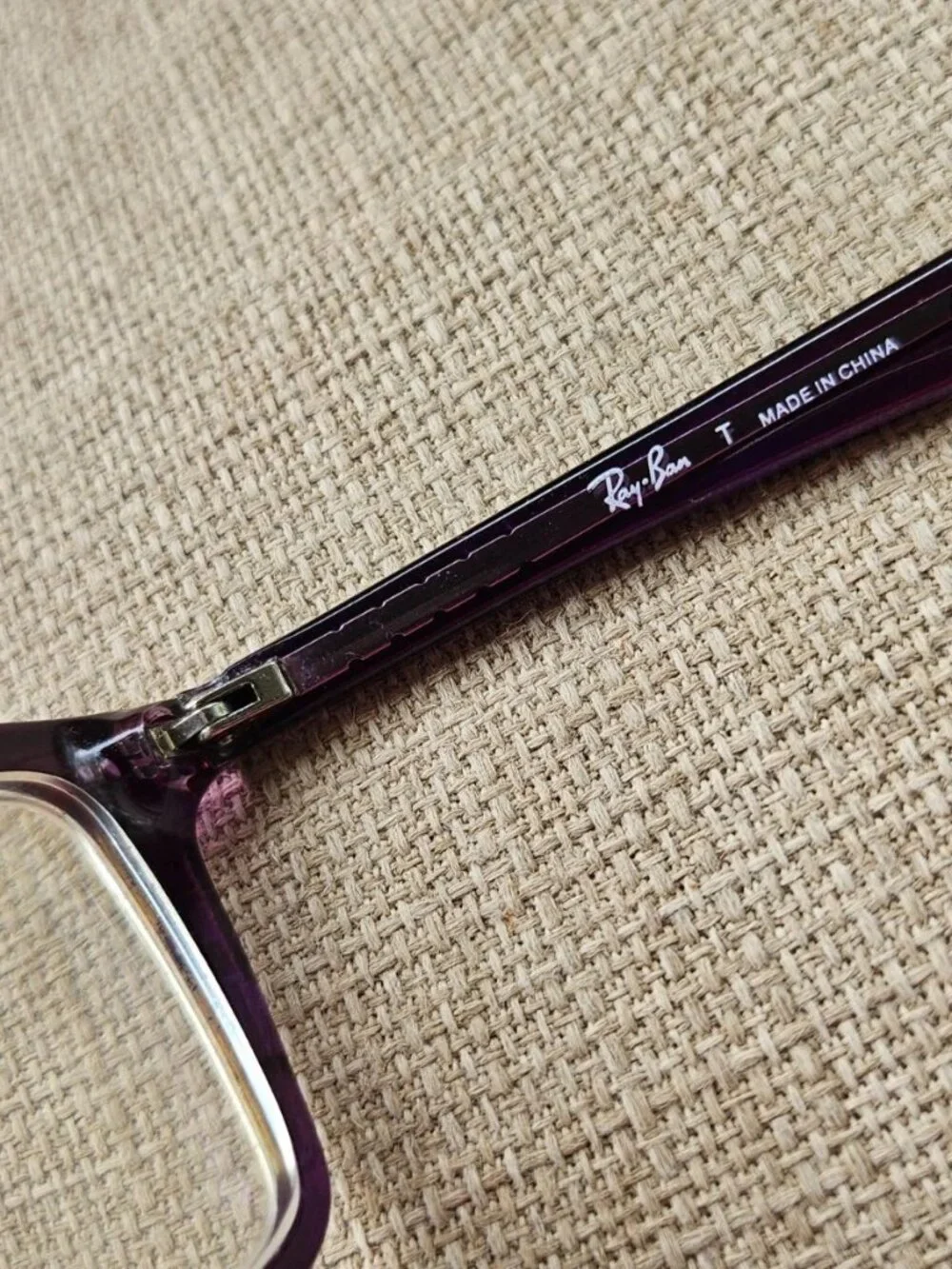 Ray-Ban Eyeglasses Frame Dark Brown/Purple Tone Eyewear RB5241 5074 Glasses